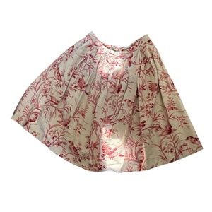 Handmade pleated skirt with pockets